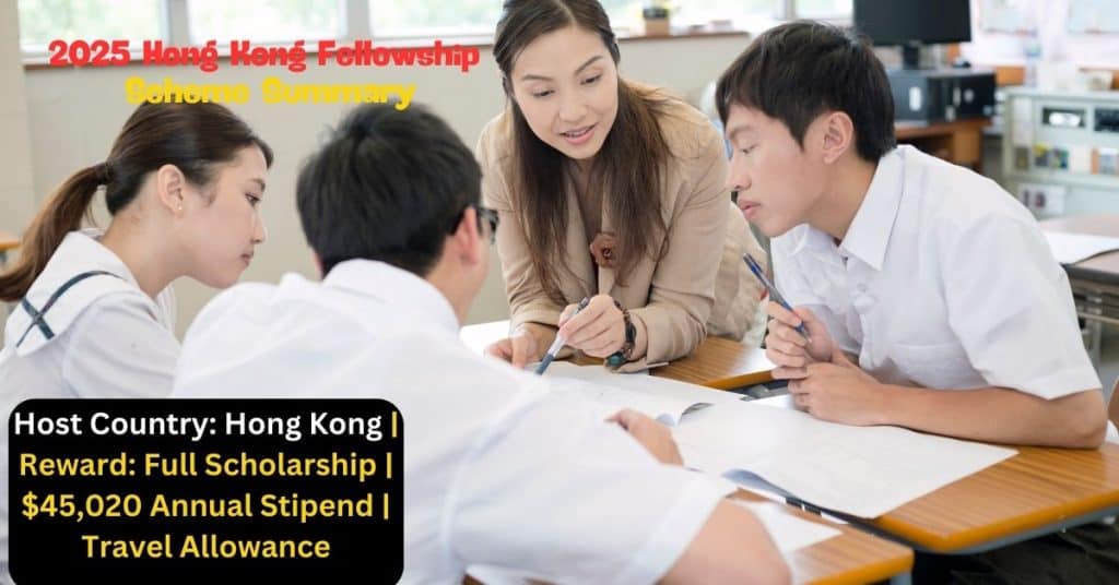 2025 Hong Kong Fellowship Scheme